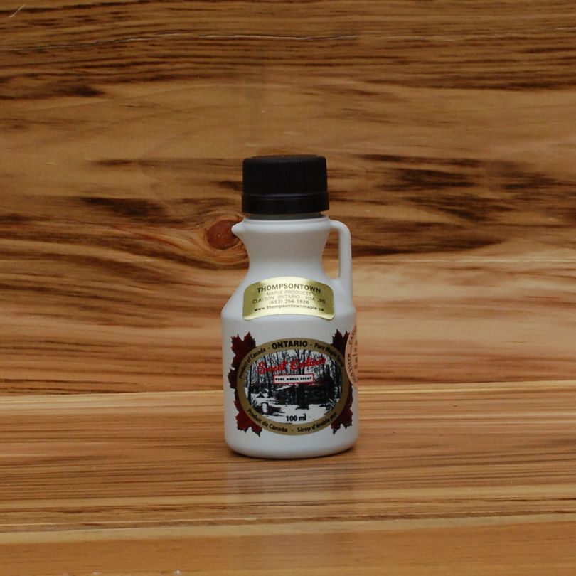 100 mL Jug of Thompsontown Pure Maple Syrup-Product of Ontario Canada