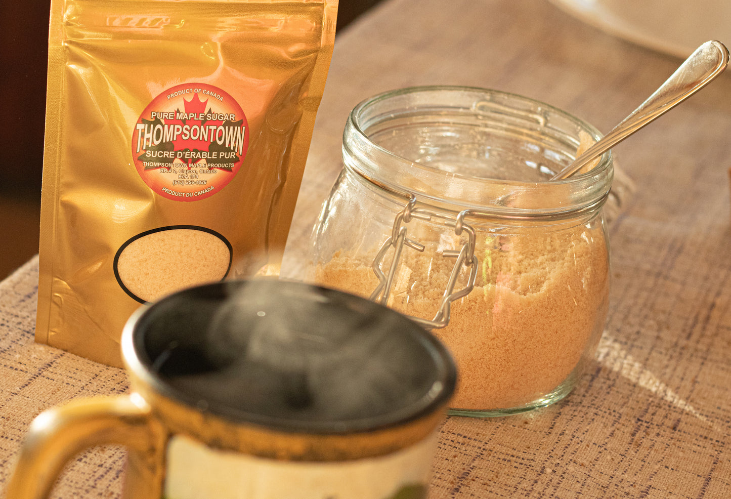 Granulated Pure Thompsontown Maple Sugar-Product of Ontario Canada