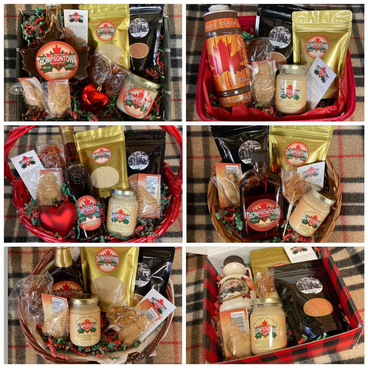 Maple Gift Baskets (Local only)-Product of Ontario Canada