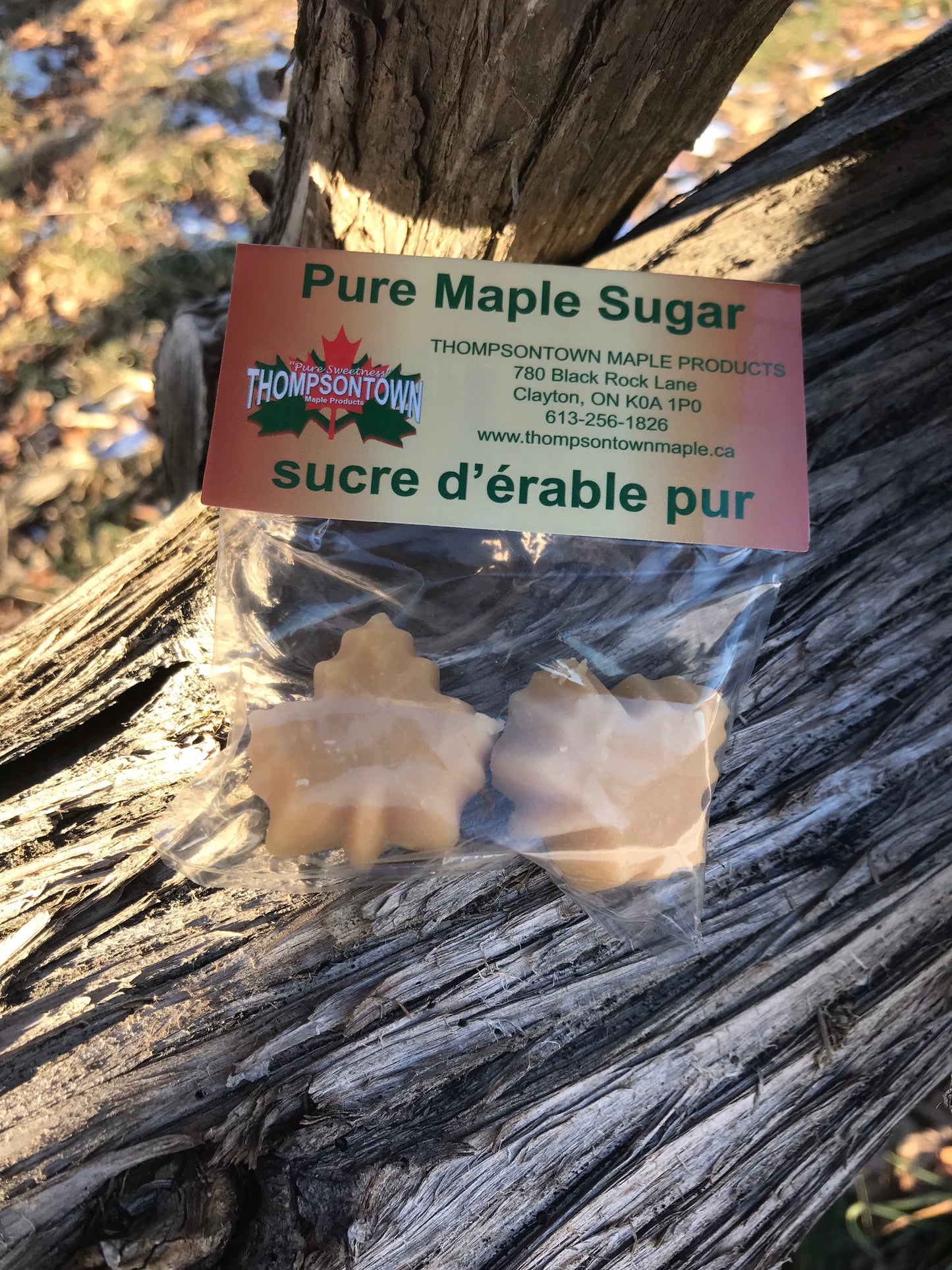 Pure Thompsontown Maple Sugar Leaves